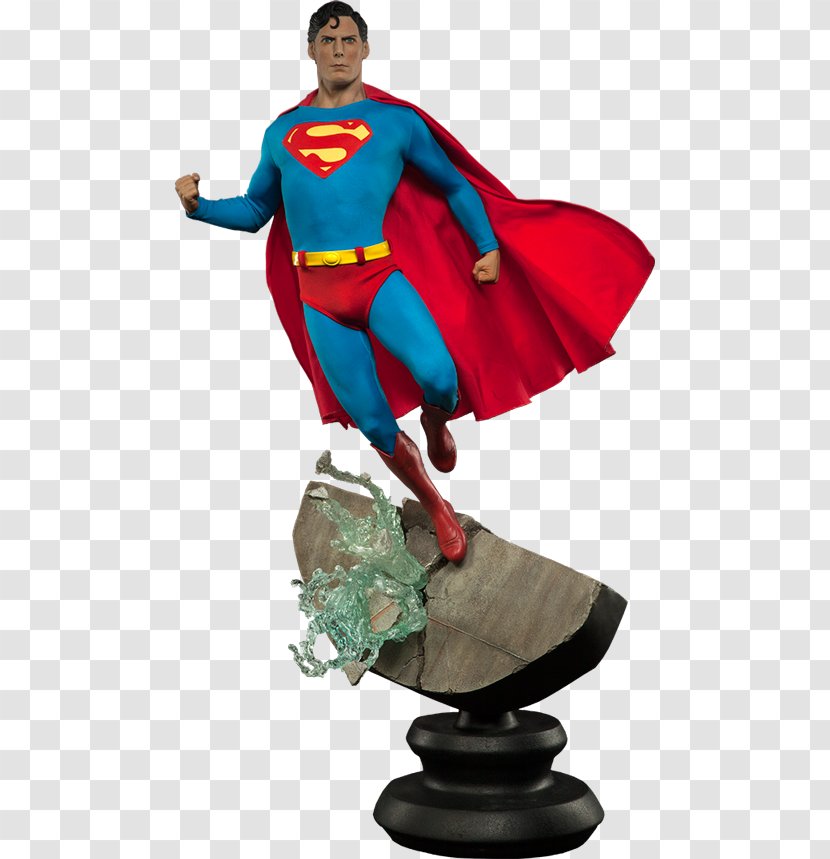 Superman Logo Clark Kent Sideshow Collectibles Action & Toy Figures - Superhero - Christopher Reeve Transparent PNG