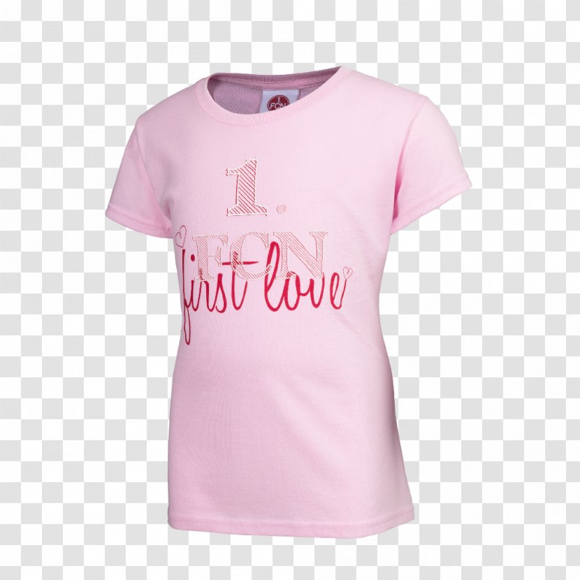 T-shirt Sleeve Neck Pink M - White - Fan Merchandise Transparent PNG