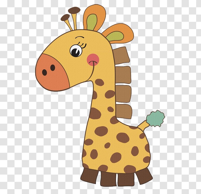 Vector Graphics Infant Boy Baby Shower Clip Art - Cartoon Giraffe Transparent PNG