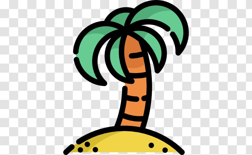 Clip Art - Work Of - Palm Tree Top View Transparent PNG