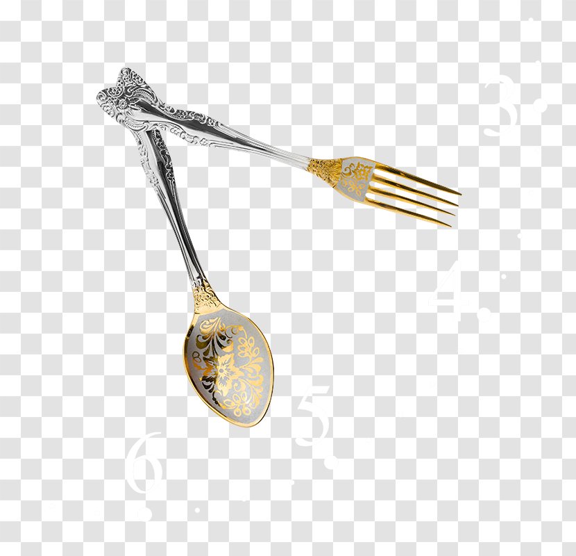 Fork Spoon Clock Stock Photography - Second - And Transparent PNG