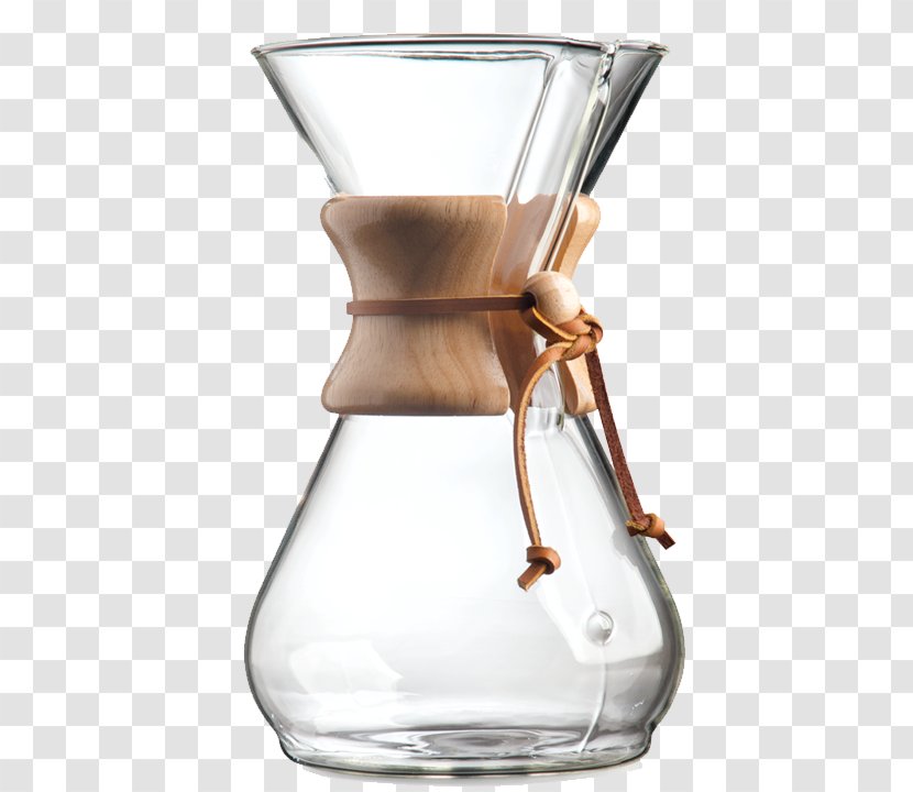 Chemex Coffeemaker Eight Cup Classic Six Glass Handle - Coffee Transparent PNG