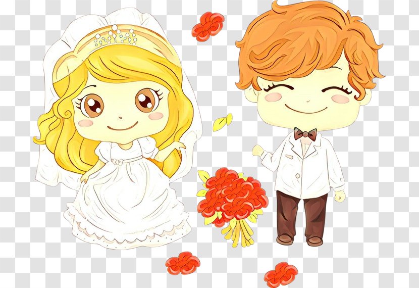 Wedding Drawing Bridegroom Image Marriage - Cartoon - Child Transparent PNG