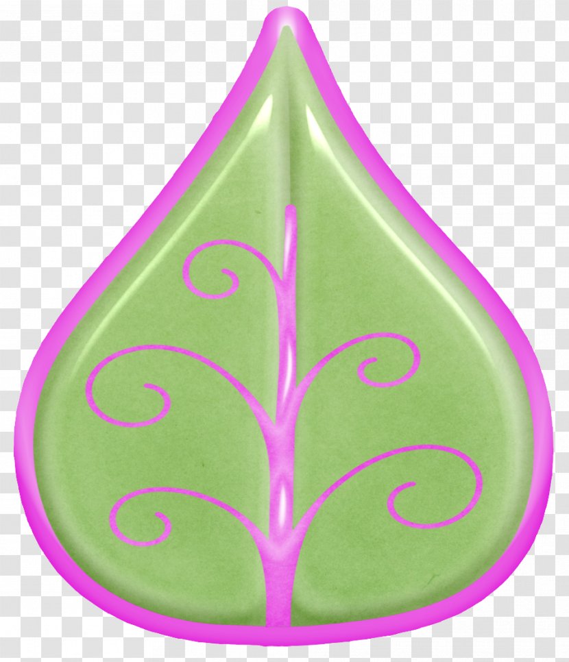 Circle Green Leaf Symbol Triangle - Pink - Heart Pattern Transparent PNG