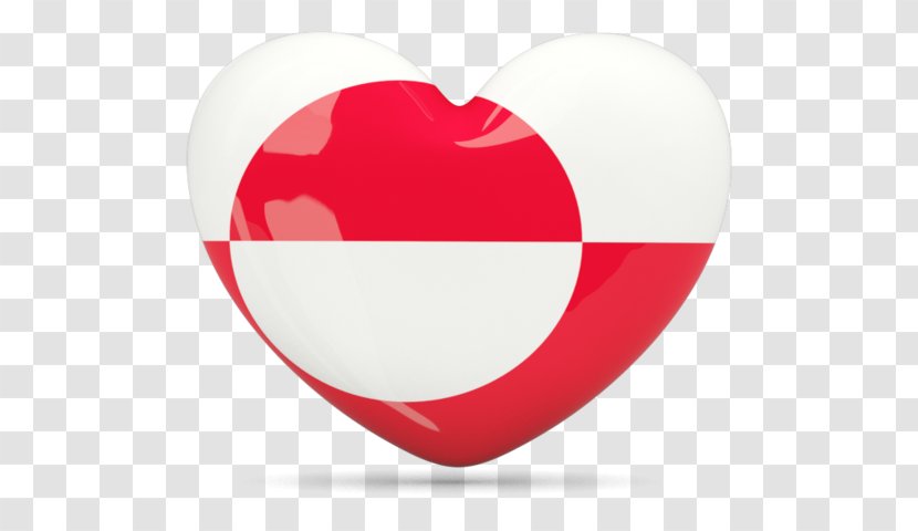 Flag Of Greenland Heart - Love Transparent PNG