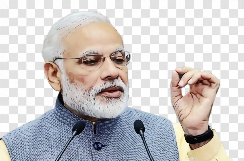 Narendra Modi - Head - Ear Beard Transparent PNG