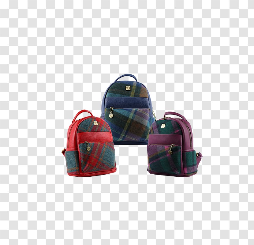 Handbag Tweed Pocket Backpack - Zip Transparent PNG