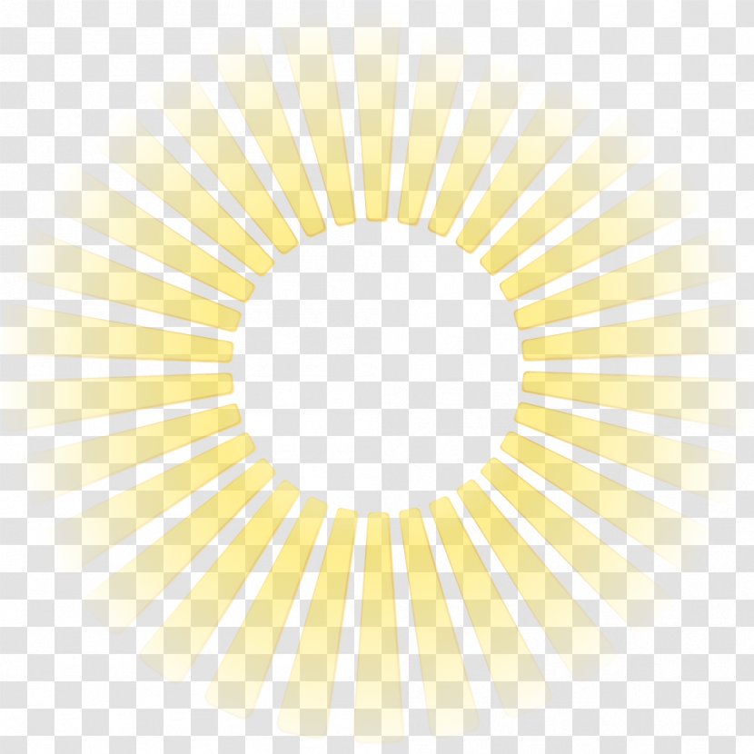 Sun Rays - Ray - Yellow White Transparent PNG