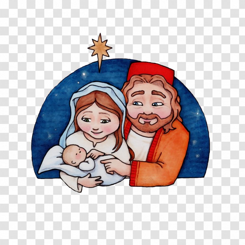 Santa Claus Cartoon - Christmas Eve - Child Nativity Scene Transparent PNG