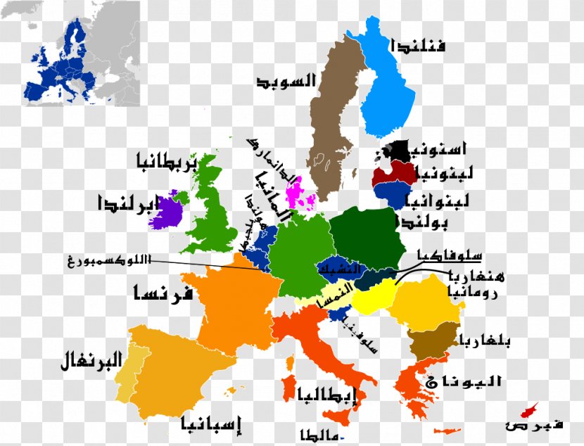 Member State Of The European Union Vector Graphics Map - Area Transparent PNG