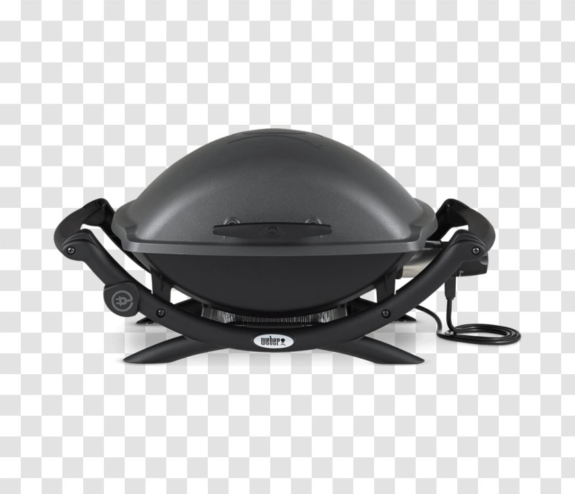 Barbecue Weber Q Electric 2400 Weber-Stephen Products Grilling 1400 Dark Grey - 300 - Grill Transparent PNG