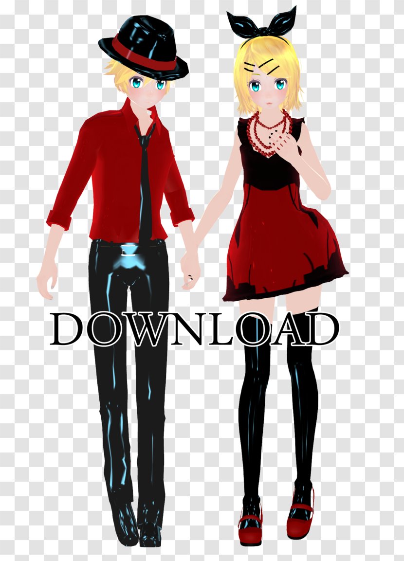 Kagamine Rin/Len MikuMikuDance Meiko Clothing Mascot - Costume Designer - Lenin Transparent PNG