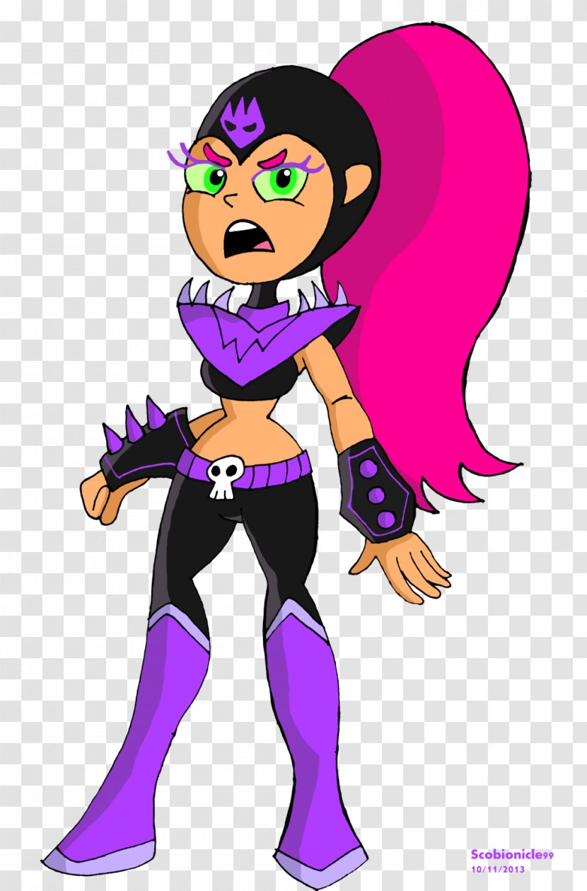 Starfire The Terrible Raven Robin Beast Boy - Cartoon - Teen Titans Transparent PNG