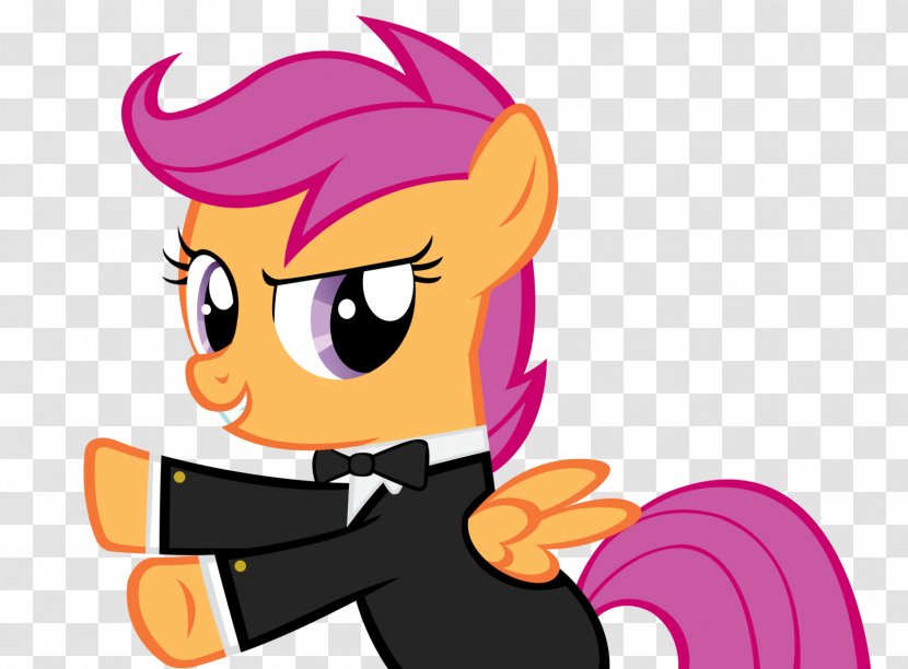 Pony Scootaloo Sweetie Belle The Cutie Mark Chronicles Apple Bloom - Silhouette - Agent 47 Transparent PNG