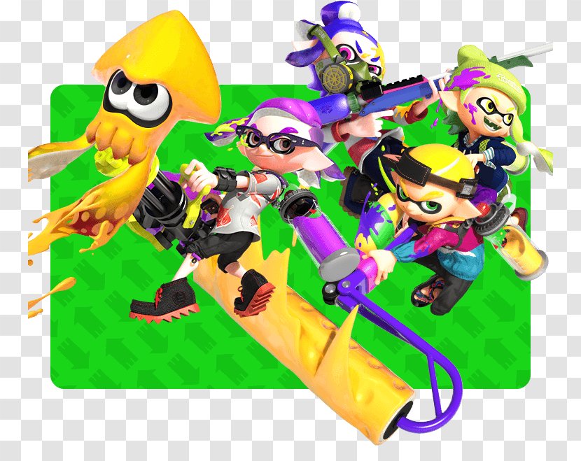 Splatoon 2 Nintendo Switch Game - Squid Transparent PNG