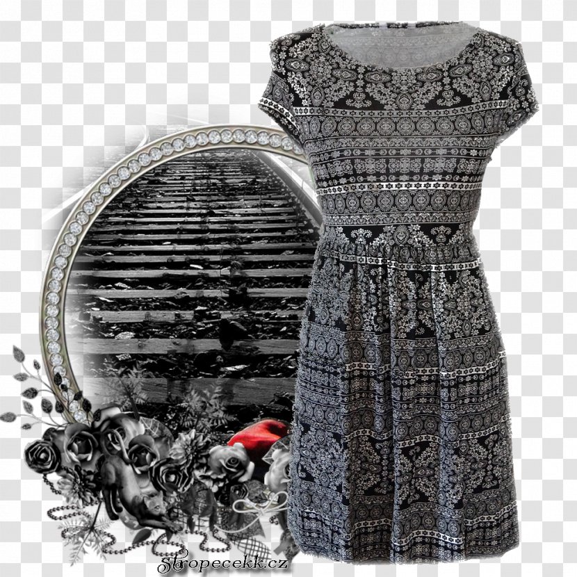 Cocktail Dress Shoulder Sleeve - Silhouette Transparent PNG