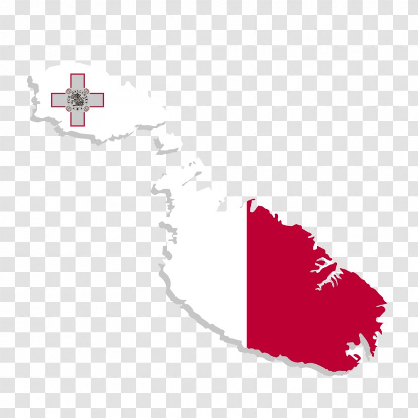Malta Clip Art - Pink - Map Transparent PNG