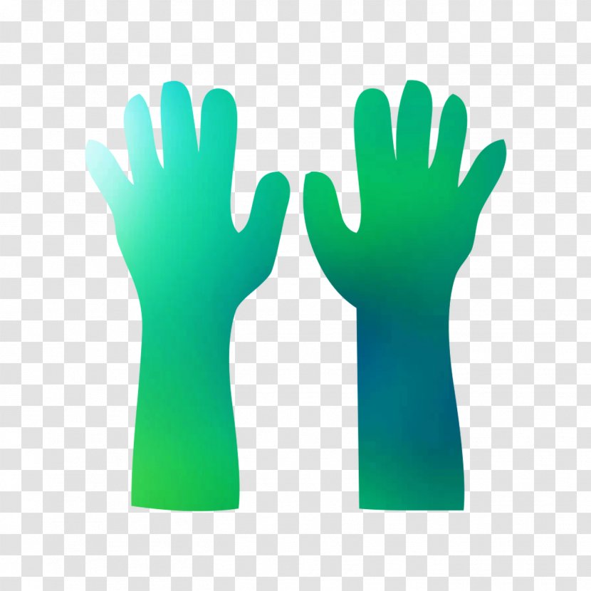 Finger Medical Glove Font Product - Gesture Transparent PNG