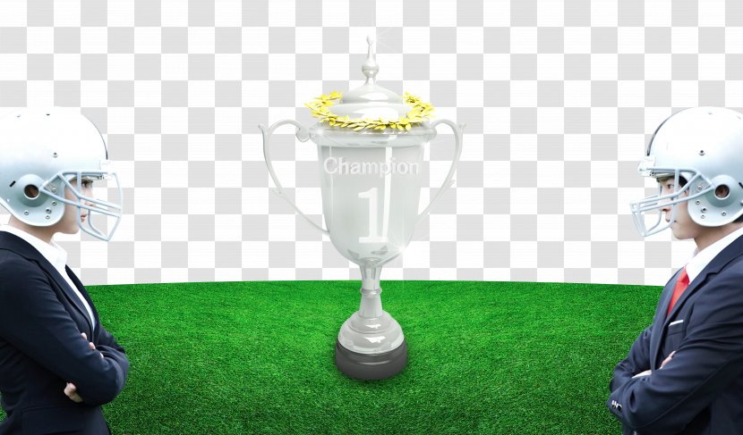Poster Trophy - Athlete - Professional Figure Wearing A Helmet And Trophies Transparent PNG