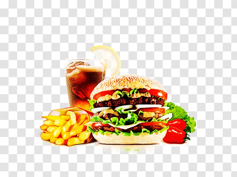 Junk Food Cartoon - Cheeseburger - Appetizer Burger King Grilled Chicken Sandwiches Transparent PNG