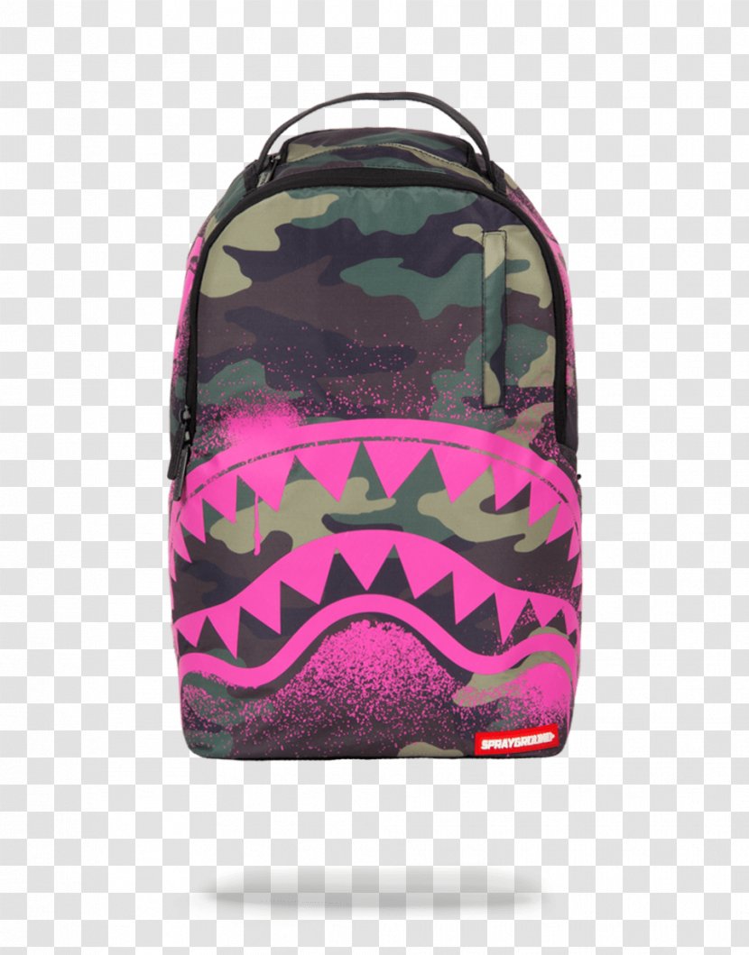 Backpack Shark Duffel Bags Handbag - Stencil Transparent PNG