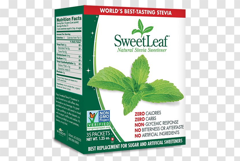 Dietary Supplement Stevia Sugar Substitute Sweetness Food - Superfood Transparent PNG
