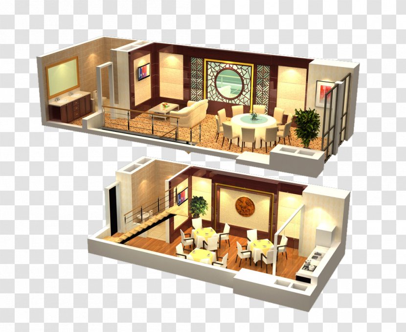 Interior Design Services 3D Computer Graphics - Rendering - LOFT Apartment Transparent PNG
