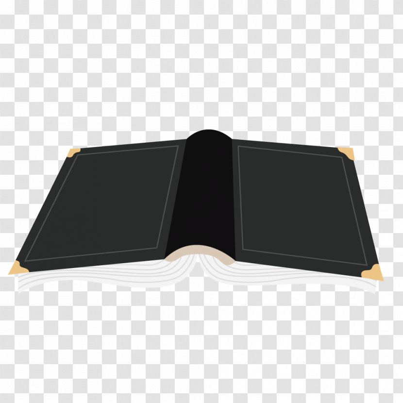 Brand Rectangle Pattern - Vector Black Book Transparent PNG