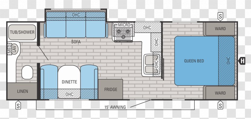 Caravan Campervans Jayco, Inc. Floor Plan Trailer - Price - Vehicle Transparent PNG