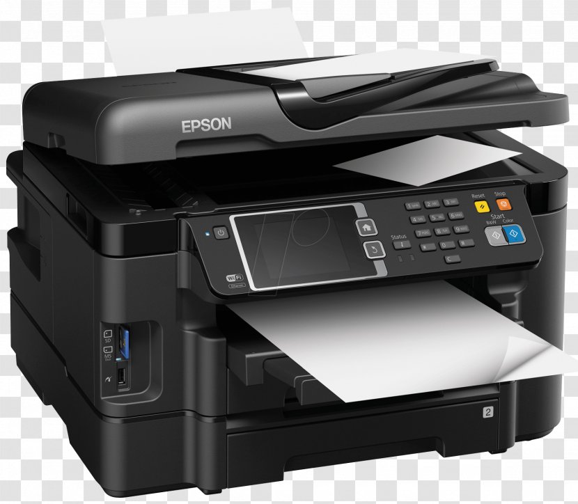 Epson WorkForce WF-3620 Multi-function Printer WF-3640T Transparent PNG