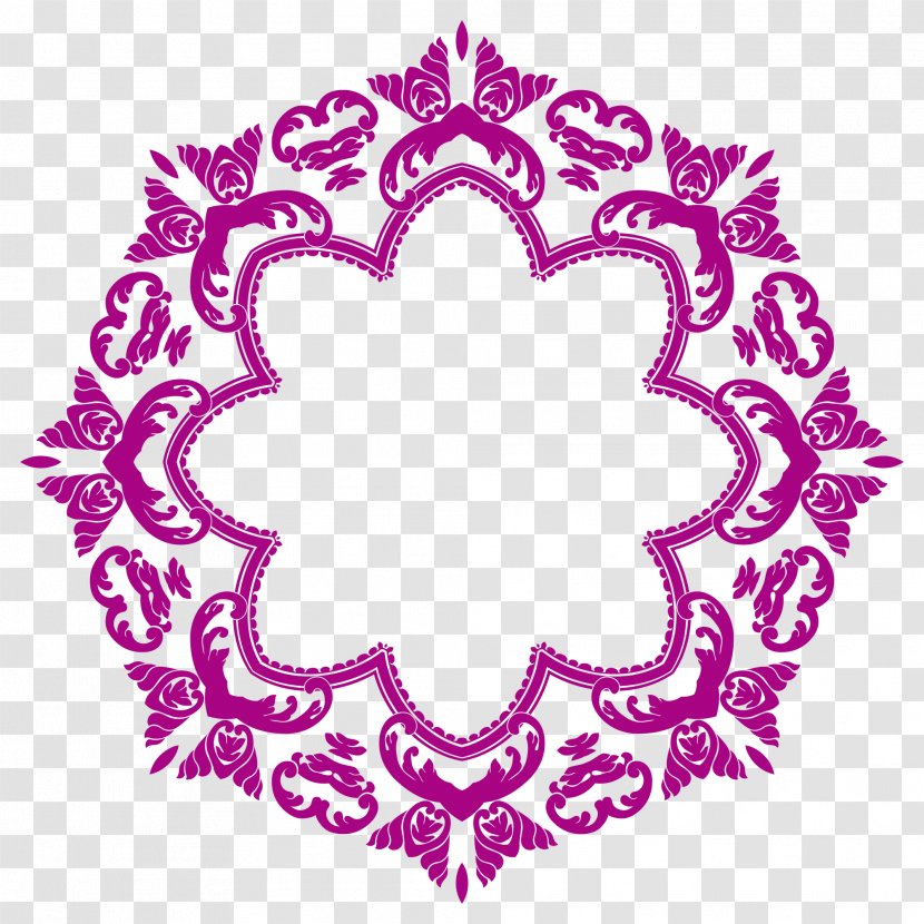 Flower Clip Art - Deco - Border Transparent PNG