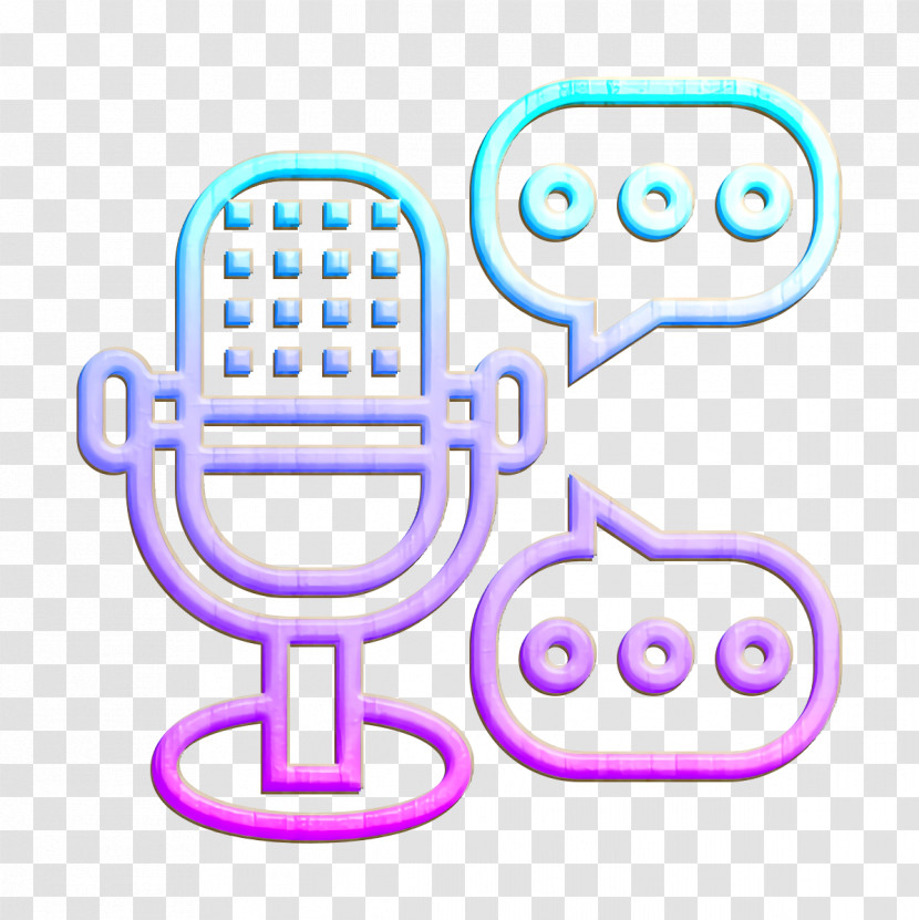 Radio Icon Artificial Intelligence Icon Microphone Icon Transparent PNG