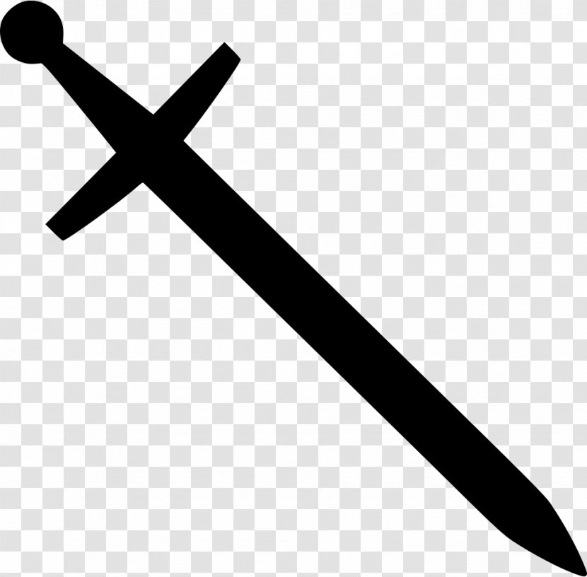 Clip Art Sword Image - Knight Transparent PNG