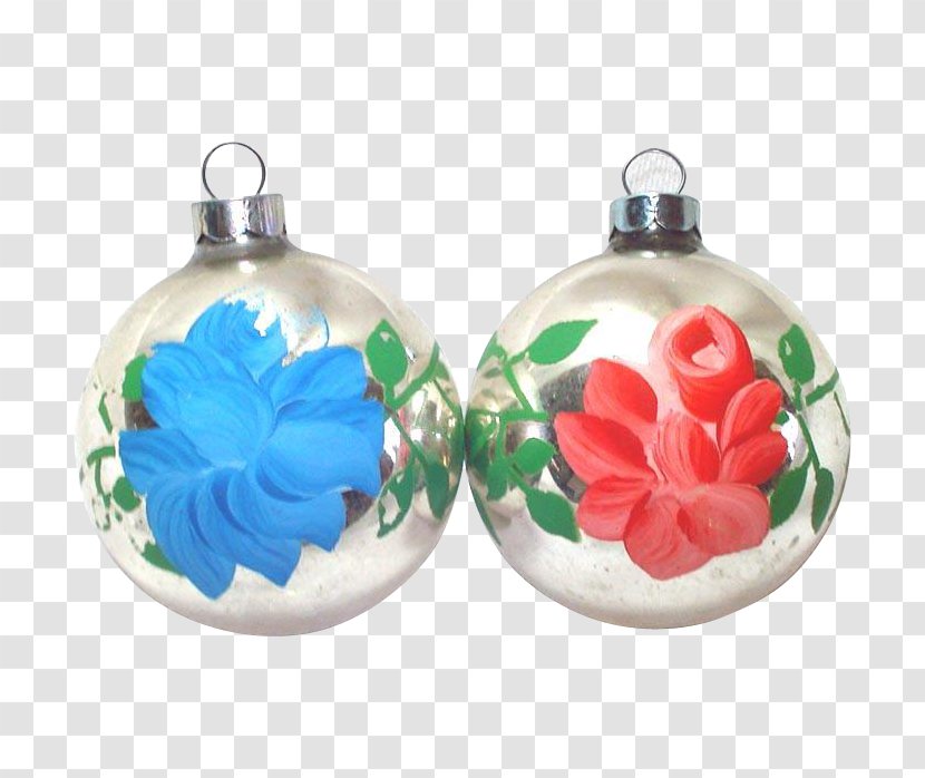 Earring Christmas Ornament Day - Hand Painted Ornaments Transparent PNG