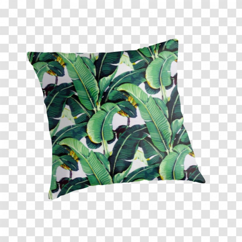 Throw Pillows Cushion Linen Banana Leaf - Couch - Pillow Transparent PNG