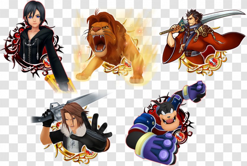 Fiction Auron Character Kingdom Hearts Figurine - Cartoon Transparent PNG