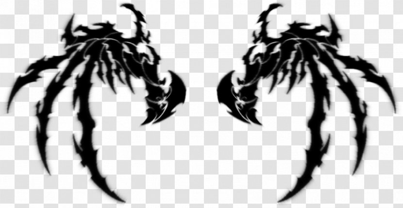 Demon Tattoo Devil Symbol - Monochrome Transparent PNG