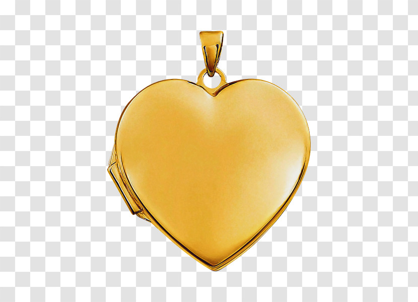 Jewellery Pendant Locket Yellow Amber Transparent PNG