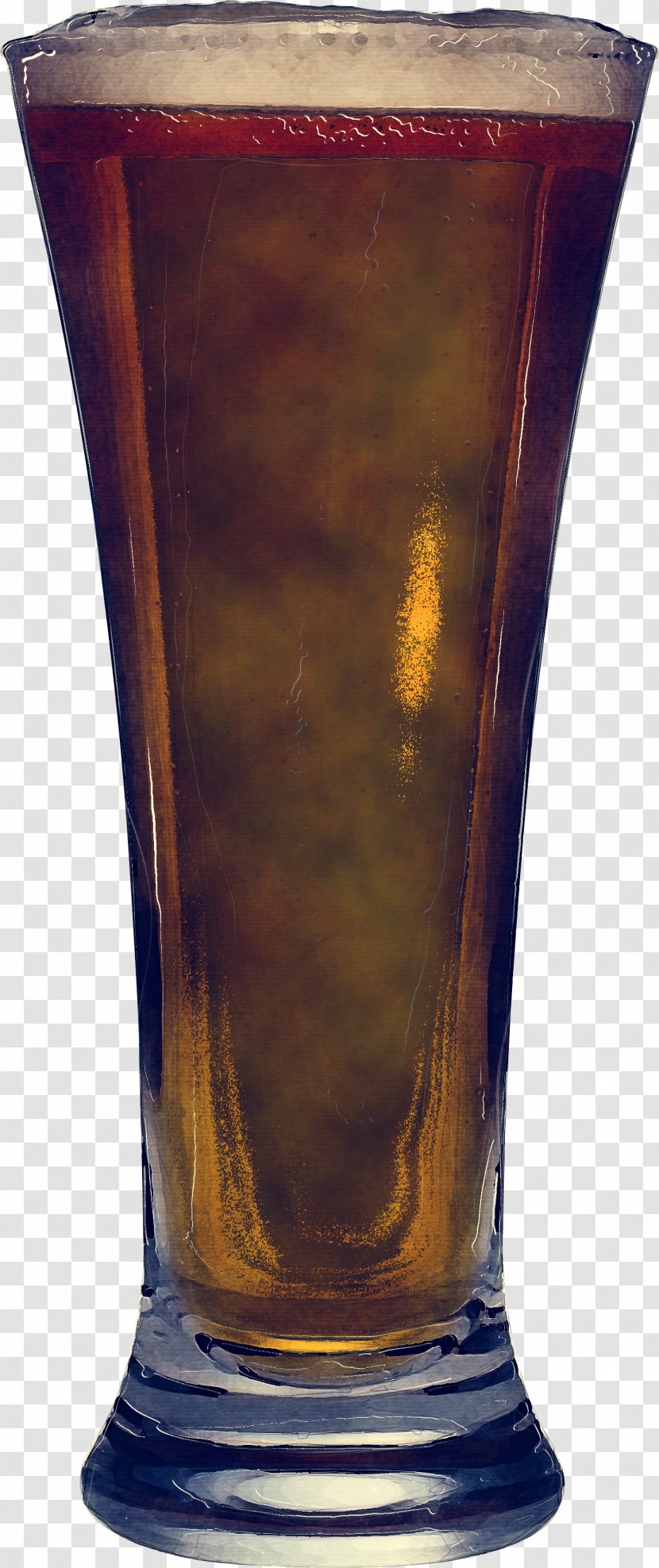Pint Glass Beer Vase Drink - Highball Transparent PNG