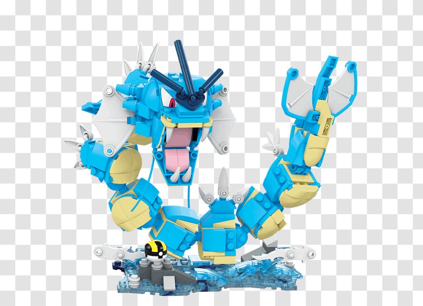 Pikachu Mega Brands Construx Pokemon Gyarados Building Set Blastoise Transparent PNG