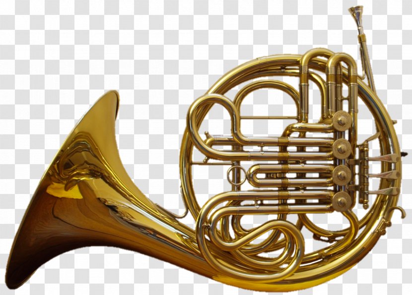 French Horns Musical Instruments Orchestra Brass - Flower Transparent PNG