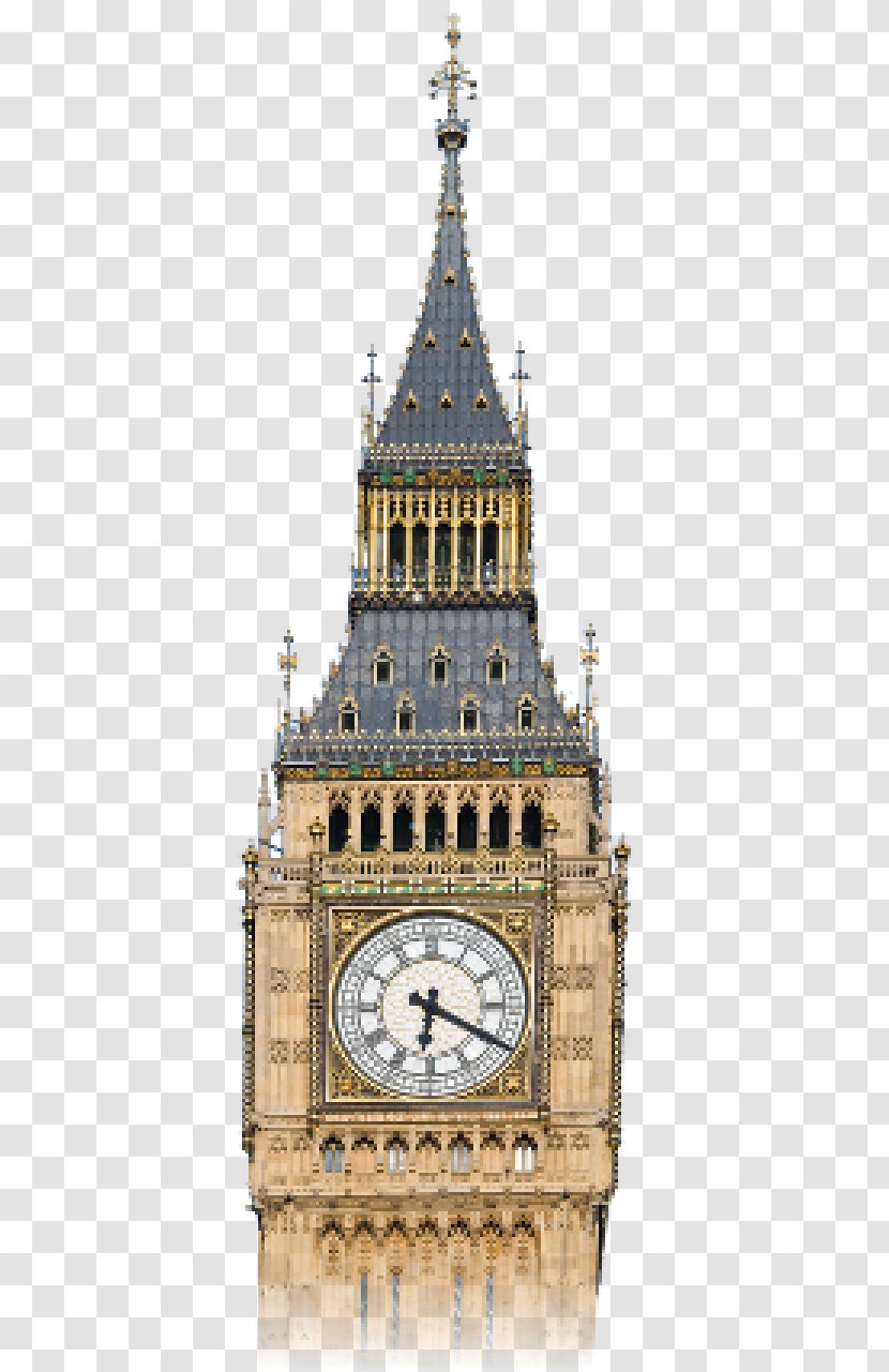 Big Ben Palace Of Westminster Tower London Monument To The Great Fire St Paul's Cathedral - Clock Transparent PNG