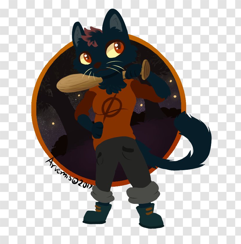 Cat Cartoon Mascot Character - Carnivoran Transparent PNG