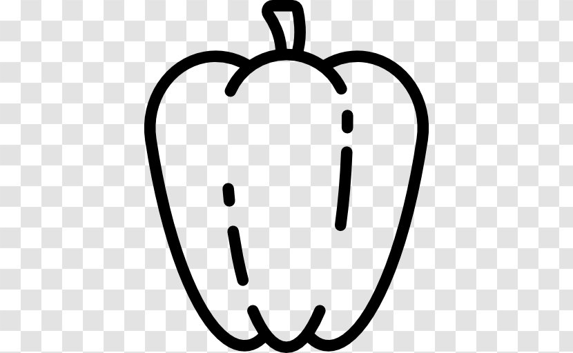 Bell Pepper Peppers - White - Happiness Transparent PNG