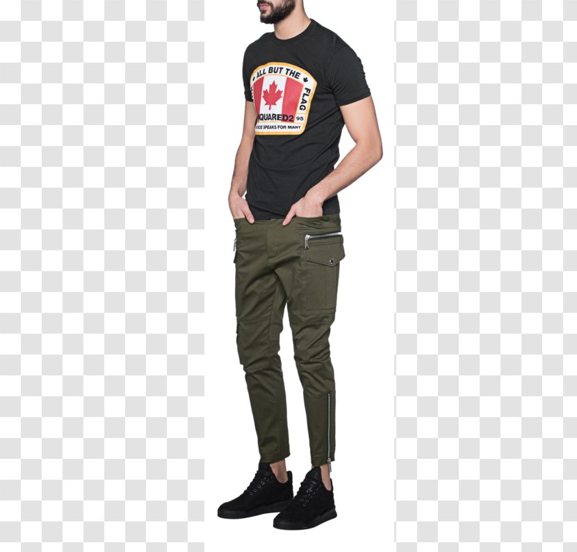 Jeans T-shirt Chino Cloth Pants Pocket - Waist Transparent PNG