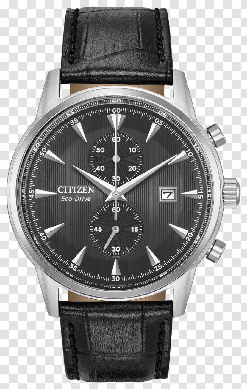 Eco-Drive Citizen Holdings Watch Strap Chronograph - Leather - Men Rights Movement Transparent PNG