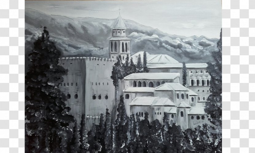 White Work Of Art Landmark Worldwide - Alhambra Transparent PNG