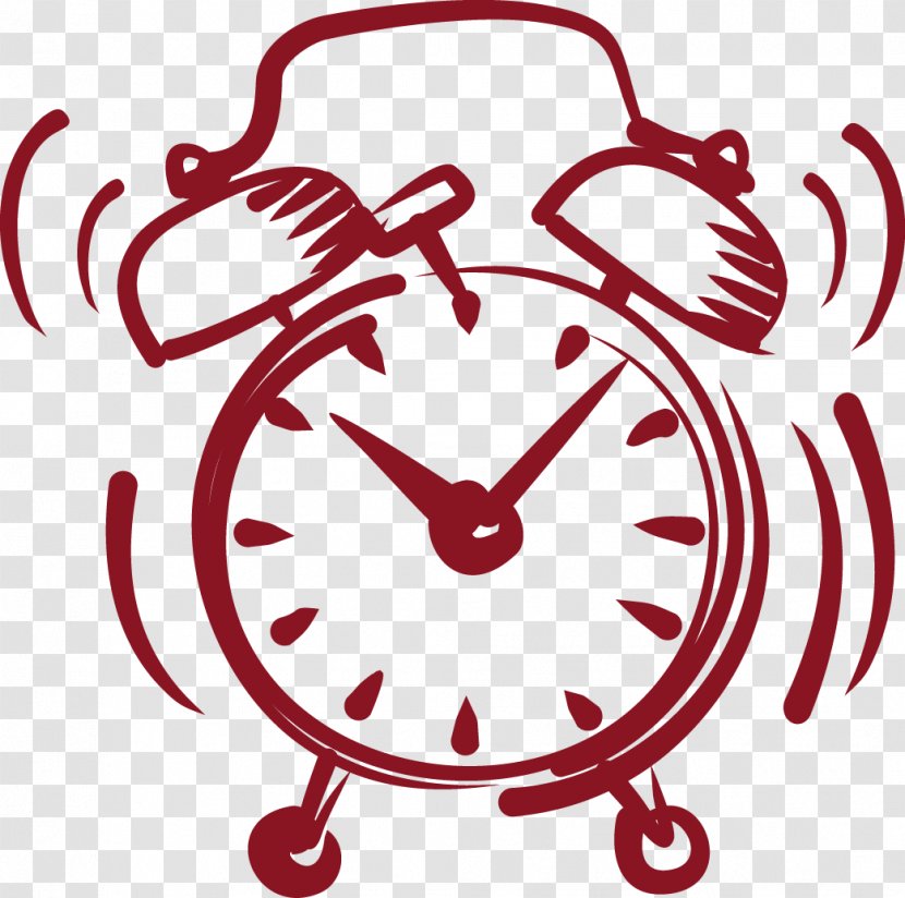 Alarm Clocks Drawing Digital Clock - Area Transparent PNG