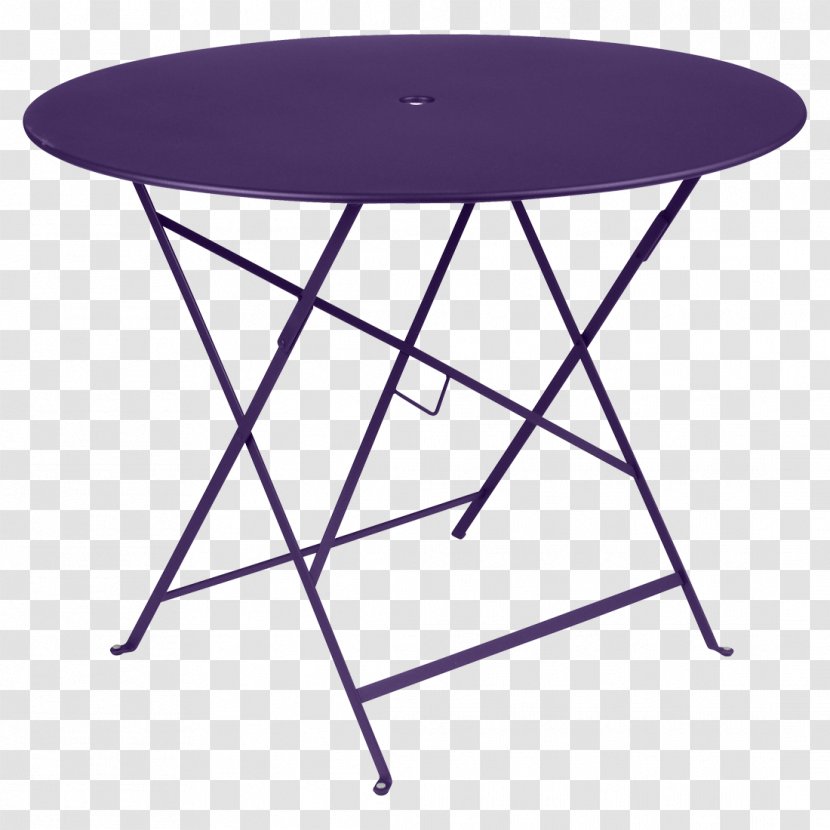 Folding Tables Bistro Garden Furniture Chair - Purple - Table Transparent PNG