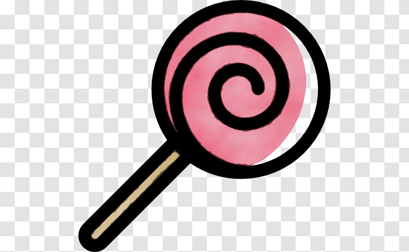 Pink Clip Art Symbol Lollipop Spiral - Confectionery Transparent PNG